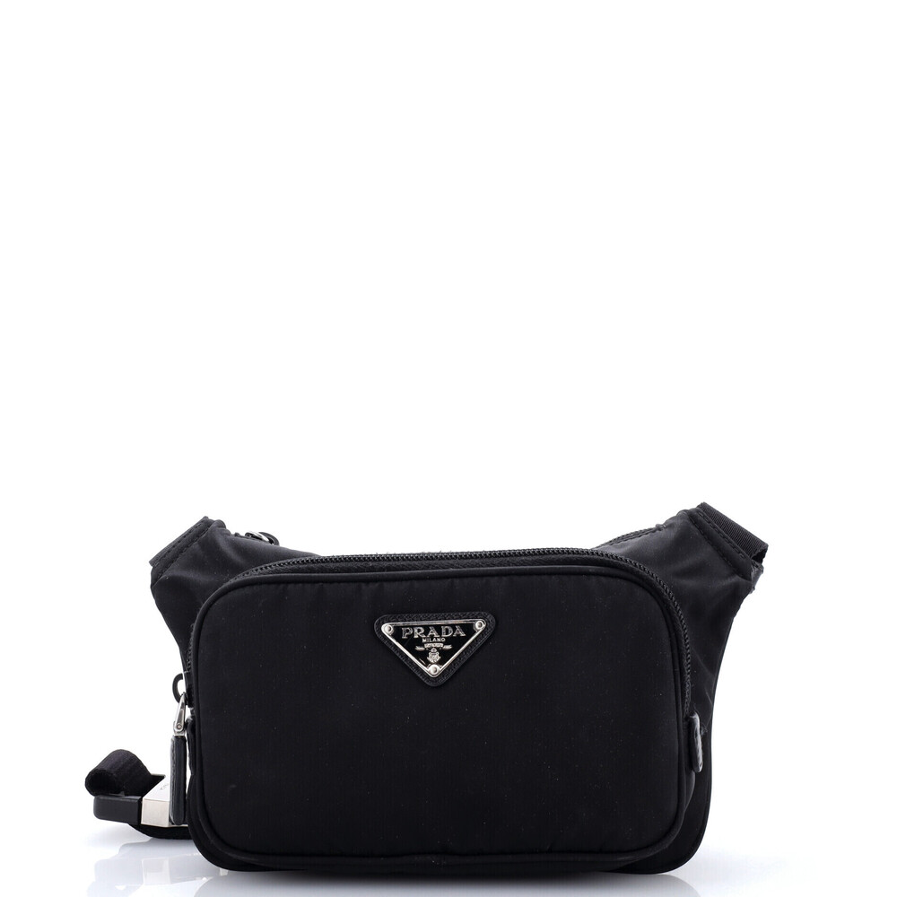 Prada Small Zip Waist Bag Tessuto